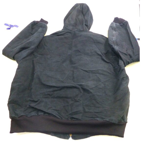 Carhartt Jacket J131 Xl Black Full-Zip Hooded Old Dominion Freight Line Union Ma - Picture 14 of 16